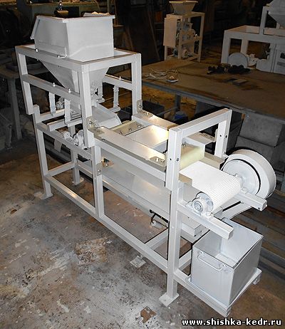 Машина для снятия пленки с ядра кедрового ореха МСП-0.05